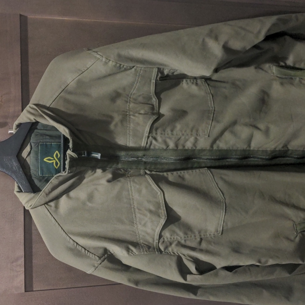 Prana Insulated Jacket XL Casual Breathe Excellent Green